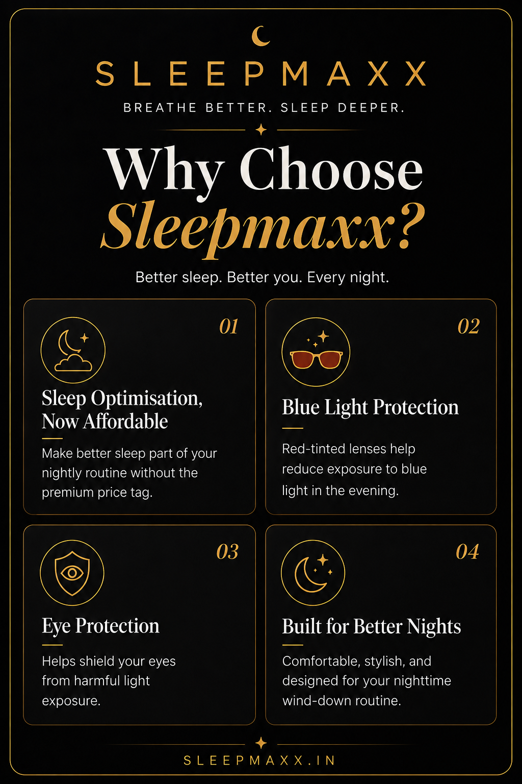 SLEEPMAXX ANTI BLUE LIGHT  GLASSES
